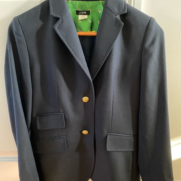 J. Crew Jackets & Blazers - J Crew Navy Blue School Boy Blazer
